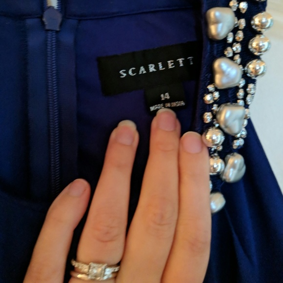 Royal Blue Dress - Picture 3 of 4